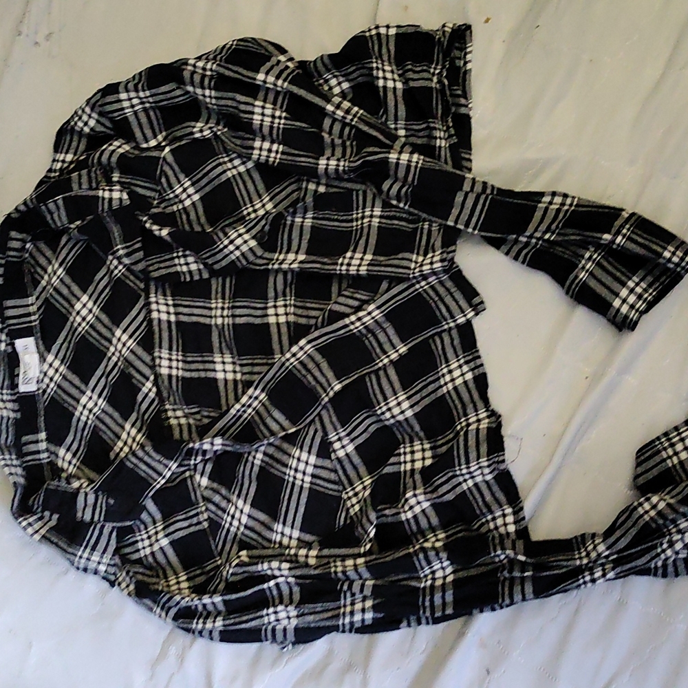 Crop top plaid